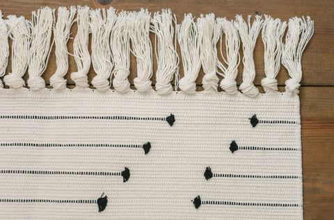 X pattern rug